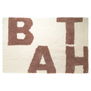 Sealskin Badmat Littera Ivoor 90x60 Cm 3 Sealskin Badmat Littera Ivoor 90x60 Cm