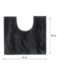 Sealskin Toiletmat Doux 45x50cm Donkergrijs 12 Sealskin Toiletmat Doux 45x50cm Donkergrijs -Badkamer Verkoop 123 2524
