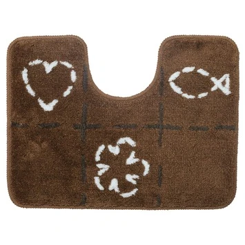 Sealskin WC Mat Tack Bruin 50x60 Cm 3 Sealskin WC Mat Tack Bruin 50x60 Cm