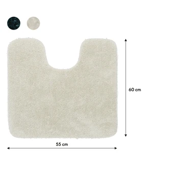 Sealskin Toiletmat Angora 55x60cm Off-white 6 Sealskin Toiletmat Angora 55x60cm Off-white - Afbeelding 4