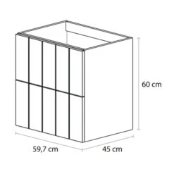 Tiger Maryport Badkamermeubelset 60 Cm Mat Wit Met Wit Glanzende Polybeton Wastafel En Matzwarte Grepen 21 Tiger Maryport Badkamermeubelset 60 Cm Mat Wit Met Wit Glanzende Polybeton Wastafel En Matzwarte Grepen -Badkamer Verkoop 123 26