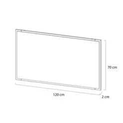 Tiger S-line Frame Spiegel 120x70 Cm Mat Zwart 7 Tiger S-line Frame Spiegel 120x70 Cm Mat Zwart -Badkamer Verkoop 123 2702
