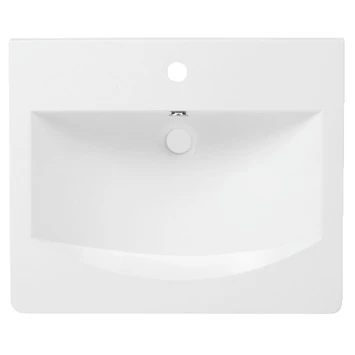 Differnz Wastafel Stripe Wit 59.5x48x16 Cm 3 Differnz Wastafel Stripe Wit 59.5x48x16 Cm