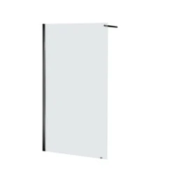 Allibert Douchewand Lago 100x195 Cm Helder Glas Met Zwarte Profielen