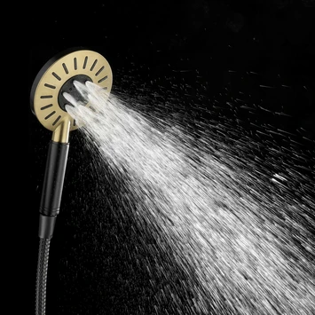 Tiger Handdouche Akcent Zwart Messing 6 Tiger Handdouche Akcent Zwart Messing - Afbeelding 4