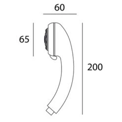Tiger Handdouche Genova Ø6,5 Cm 1 Stand 15 Tiger Handdouche Genova Ø6,5 Cm 1 Stand -Badkamer Verkoop 123 2908