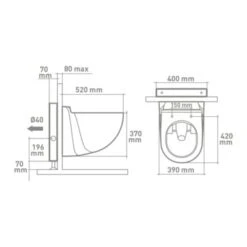 Van Marcke Wandcloset Met Vermaler 7 Van Marcke Wandcloset Met Vermaler -Badkamer Verkoop 123 300