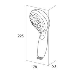 Tiger Splash Eco Handdouche Malaga Waterbesparend Chroom 13 Tiger Splash Eco Handdouche Malaga Waterbesparend Chroom -Badkamer Verkoop 123 3002