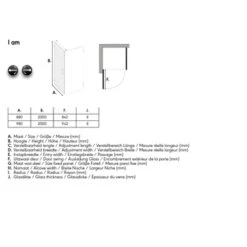 Sealskin Douchecabine Met Swingdeur I AM 100x200 Cm Chroom 15 Sealskin Douchecabine Met Swingdeur I AM 100x200 Cm Chroom -Badkamer Verkoop 123 3184