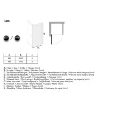 Sealskin Douchecabine Met Swingdeur I AM 100x200 Cm Chroom 16 Sealskin Douchecabine Met Swingdeur I AM 100x200 Cm Chroom -Badkamer Verkoop 123 3185