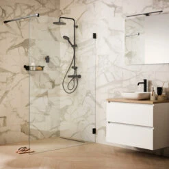 Sealskin Inloopdouche I AM A3 120x200 Cm Zwart 12 Sealskin Inloopdouche I AM A3 120x200 Cm Zwart -Badkamer Verkoop 123 3207