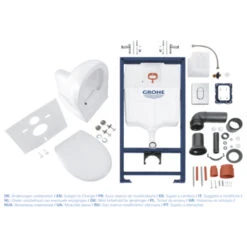 Grohe Wc-pack Bau Arena 4 In 1 13 Grohe Wc-pack Bau Arena 4 In 1 -Badkamer Verkoop 123 322
