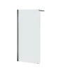 Allibert Douchewand Lago 90x195 Cm Helder Glas Met Zwarte Profielen -Badkamer Verkoop 123 3246