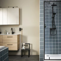 SEALSKIN Douchecabine Contour Zwart 90x200cm -Badkamer Verkoop 123 3402