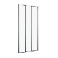 Sealskin Hooked Driedelige Schuifdeur 85x200 Cm, 6 Mm Helder Veiligheidsglas Met Antikalklaag Zilver Hoogglans 10 Sealskin Hooked Driedelige Schuifdeur 85x200 Cm, 6 Mm Helder Veiligheidsglas Met Antikalklaag Zilver Hoogglans -Badkamer Verkoop 123 3427