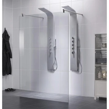 Saniscape Couture Inloopwand Chroom 200x120x80 Cm 3 Saniscape Couture Inloopwand Chroom 200x120x80 Cm