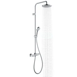 Hansgrohe Douchesysteem Vernis Blend 200 Met Thermostaatkraan Mat Zwart 13 Hansgrohe Douchesysteem Vernis Blend 200 Met Thermostaatkraan Mat Zwart -Badkamer Verkoop 123 3641
