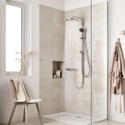 Grohe Douchesysteem Vitalio Start 250 Rond Met Omstelling Chroom -Badkamer Verkoop 123 3662
