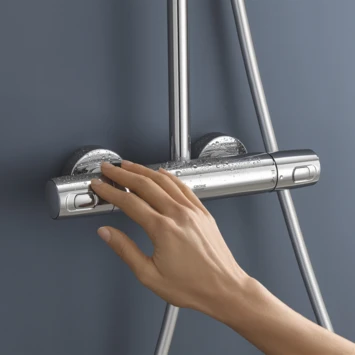 Grohe Douchesysteem Vitalio Joy 310 Cooltouch Met Thermostaatkraan QuickFix Chroom 7 Grohe Douchesysteem Vitalio Joy 310 Cooltouch Met Thermostaatkraan QuickFix Chroom - Afbeelding 5