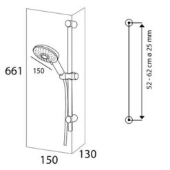 Tiger Doucheset Splash Termini Met Glijstang 6 Douchestanden 13 Tiger Doucheset Splash Termini Met Glijstang 6 Douchestanden -Badkamer Verkoop 123 3746