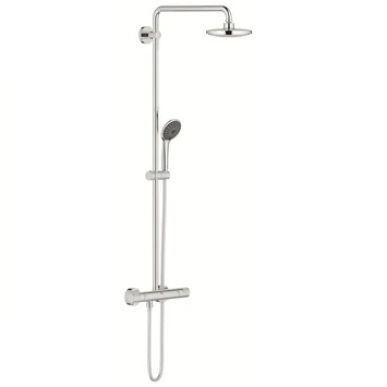 Grohe Regendouche Vitalio Joy Ø18 Cm Met Thermostatische Douchekraan 3 Grohe Regendouche Vitalio Joy Ø18 Cm Met Thermostatische Douchekraan