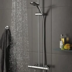 Grohe Regendouche Vitalio Joy Ø18 Cm Met Thermostatische Douchekraan 11 Grohe Regendouche Vitalio Joy Ø18 Cm Met Thermostatische Douchekraan -Badkamer Verkoop 123 3751