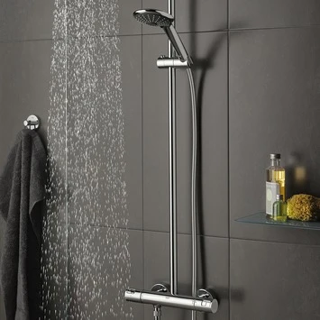 Grohe Regendouche Vitalio Joy Ø18 Cm Met Thermostatische Douchekraan 5 Grohe Regendouche Vitalio Joy Ø18 Cm Met Thermostatische Douchekraan - Afbeelding 3