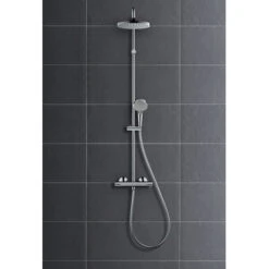 Hansgrohe Douchesysteem Vernis Blend 200 Met Thermostaatkraan Chroom -Badkamer Verkoop 123 3827