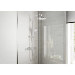 Hansgrohe Douchesysteem Vernis Blend 200 Met Thermostaatkraan Chroom -Badkamer Verkoop 123 3829