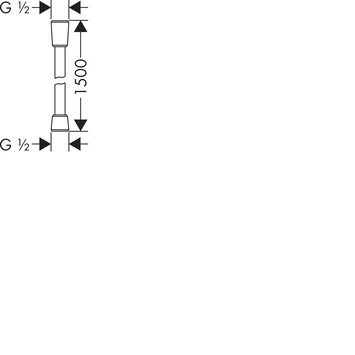 Hansgrohe Doucheslang Isiflex Kunststof 150 Cm 4 Hansgrohe Doucheslang Isiflex Kunststof 150 Cm - Afbeelding 2