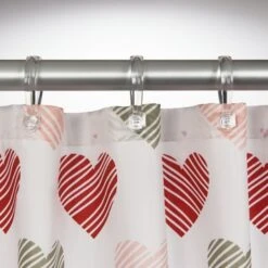 Sealskin Douchegordijn Amor Rood 180x200 Cm 8 Sealskin Douchegordijn Amor Rood 180x200 Cm -Badkamer Verkoop 123 4040