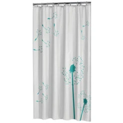Sealskin Douchegordijn Vento Aqua 180x200 Cm -Badkamer Verkoop 123 4048