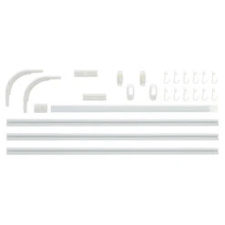 SEALSKIN Douchestang Easy Roll 90x90x90cm Wit 9 SEALSKIN Douchestang Easy Roll 90x90x90cm Wit -Badkamer Verkoop 123 4067