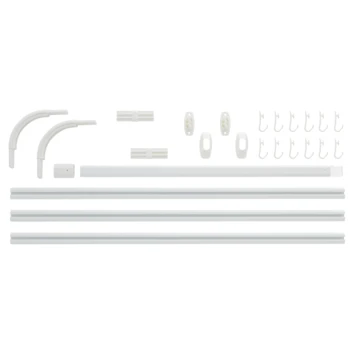 SEALSKIN Douchestang Easy Roll 90x90x90cm Wit 6 SEALSKIN Douchestang Easy Roll 90x90x90cm Wit - Afbeelding 4