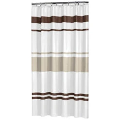 Sealskin Douchegordijn Urban Textiel Bruin/Beige 200x180 Cm