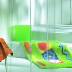 Sealskin Douchegordijn Clear 180x200 Cm PVC Blauw -Badkamer Verkoop 123 4110