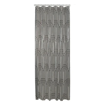 Sealskin Douchegordijn Brave 180x200cm Zwart/wit 3 Sealskin Douchegordijn Brave 180x200cm Zwart/wit