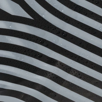 Sealskin Douchegordijn Brave 180x200cm Zwart/wit 6 Sealskin Douchegordijn Brave 180x200cm Zwart/wit - Afbeelding 4