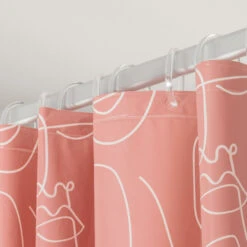 Sealskin Douchegordijn Mind 180x200cm D.roze/wit 12 Sealskin Douchegordijn Mind 180x200cm D.roze/wit -Badkamer Verkoop 123 4130