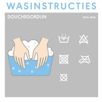 Sealskin Douchegordijn Mind 180x200cm D.roze/wit 10 Sealskin Douchegordijn Mind 180x200cm D.roze/wit - Afbeelding 8