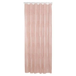 Sealskin Douchegordijn Brave 180x200cm D.roze/wit