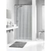 Sealskin Hammam Douchegordijn Pvc Zilver 180 X 200 Cm -Badkamer Verkoop 123 4189