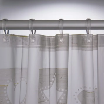 Sealskin Douchegordijn Chalk Grijs 180x200 Cm 5 Sealskin Douchegordijn Chalk Grijs 180x200 Cm - Afbeelding 3
