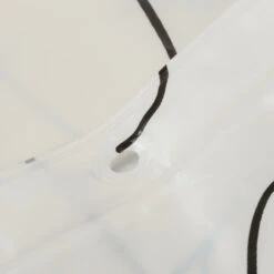 Sealskin Douchegordijn Mind 180x200cm Zwart/wit 13 Sealskin Douchegordijn Mind 180x200cm Zwart/wit -Badkamer Verkoop 123 4216