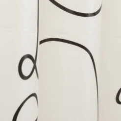 Sealskin Douchegordijn Mind 180x200cm Zwart/wit 14 Sealskin Douchegordijn Mind 180x200cm Zwart/wit -Badkamer Verkoop 123 4217