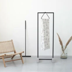 Sealskin Douchegordijn Mind 180x200cm Zwart/wit 17 Sealskin Douchegordijn Mind 180x200cm Zwart/wit -Badkamer Verkoop 123 4220