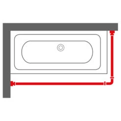 Sealskin Douchegordijnstang Seallux Combi Mat Aluminium -Badkamer Verkoop 123 4232