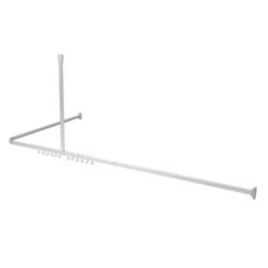 Sealskin Douchegordijnstang Easy Roll Aluminium 90x90 Cm -Badkamer Verkoop 123 4238