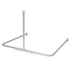 Sealskin Douchegordijnstang Easy Roll Aluminium 90x90 Cm -Badkamer Verkoop 123 4239