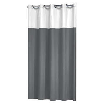 Sealskin Douchegordijn Double Grijs 180x200 Cm 3 Sealskin Douchegordijn Double Grijs 180x200 Cm